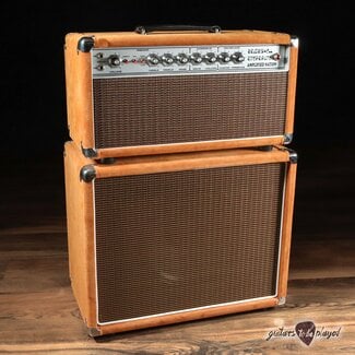 Amplified Nation Amplified Nation Bombshell Overdrive 50W Head & 112 Cab – Golden Brown Suede
