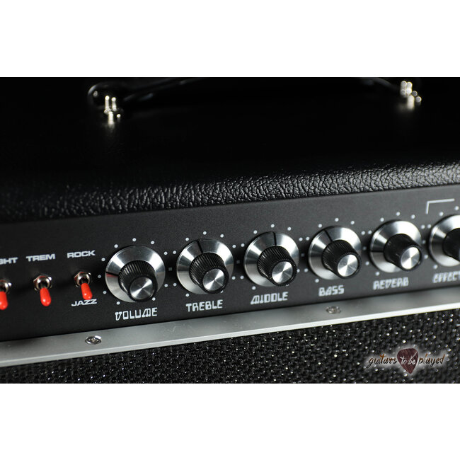 Amplified Nation Trem-Drive Deluxe 50W Head & 112 OS Cab – Black