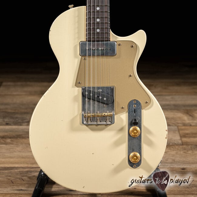 Fano SP6 Oltre Lollar OmniTron P-90 & Vintage T Guitar w/ Gigbag – Vintage Cream