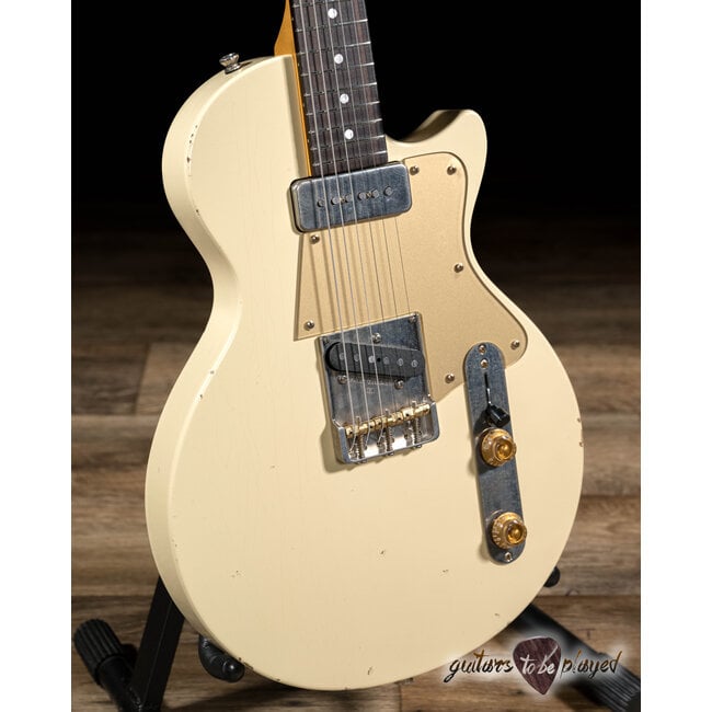 Fano SP6 Oltre Lollar OmniTron P-90 & Vintage T Guitar w/ Gigbag – Vintage Cream