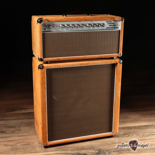Amplified Nation Steel String Singer 50W Head & 212 Cab – Golden Brown Suede