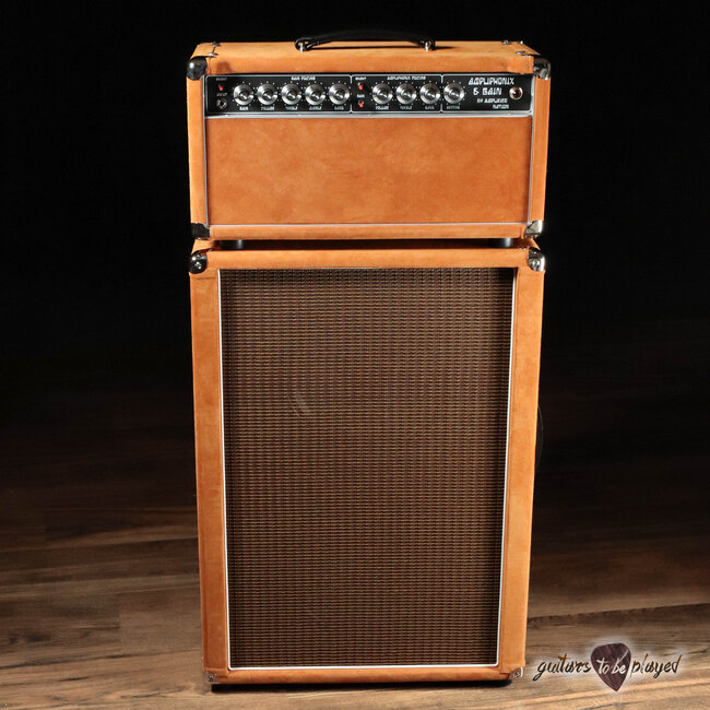 Amplified Nation Ampliphonix & Gain 50W Head & 212 Cab – Golden Brown Suede