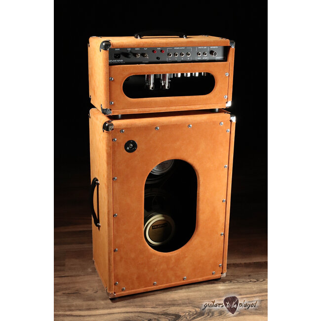 Amplified Nation Ampliphonix & Gain 50W Head & 212 Cab – Golden Brown Suede