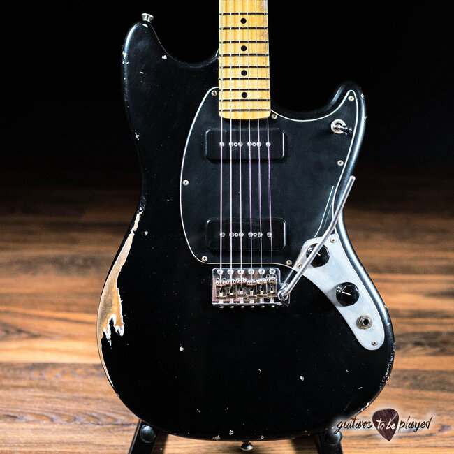 Fano MG6 Oltre Maple Fretboard Lollar P-90 Guitar w/ Gigbag – Bull Black