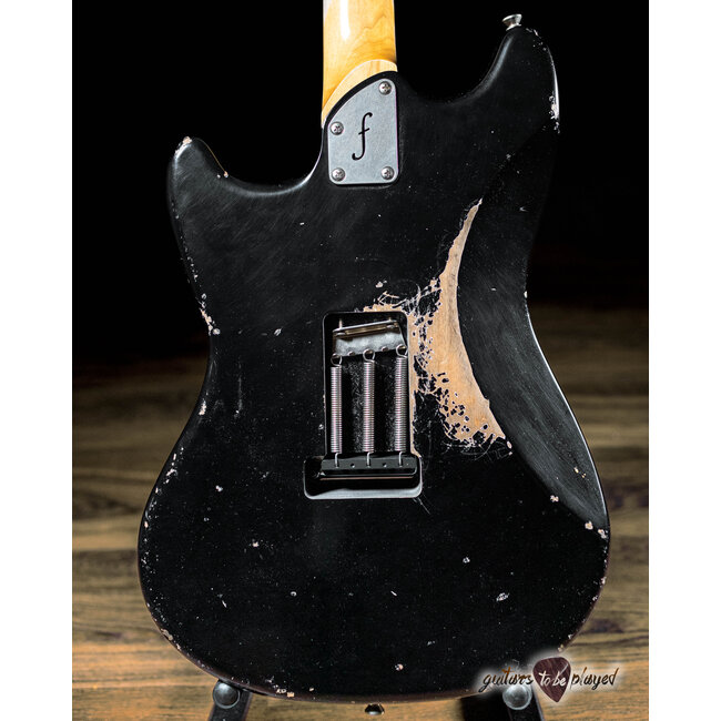 Fano MG6 Oltre Maple Fretboard Lollar P-90 Guitar w/ Gigbag – Bull Black