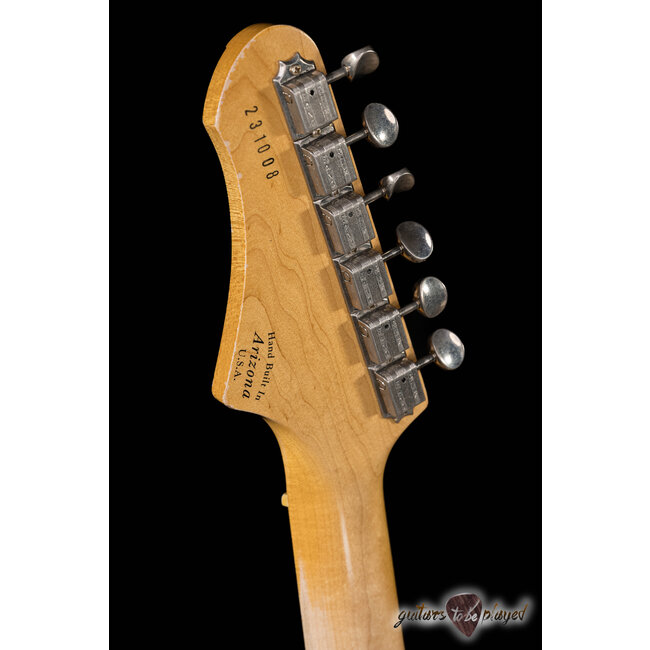 Fano PX6 Oltre Lollar Zebra Imperial Guitar w/ Gigbag – Vintage Cream