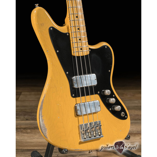 Fano JM4 Oltre Electric Bass Maple Fingerboard w/ Gigbag – Butterscotch Blonde