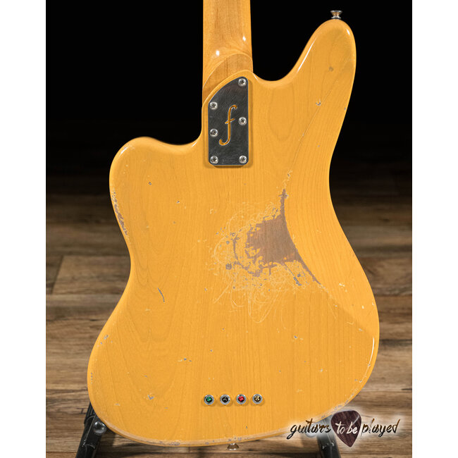 Fano JM4 Oltre Electric Bass Maple Fingerboard w/ Gigbag – Butterscotch Blonde