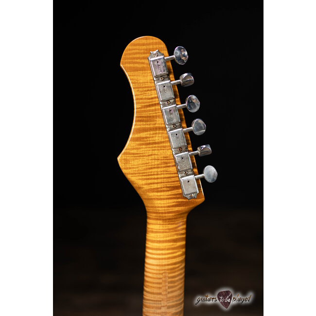 Shabat Lion Special Flame Maple Neck w/ Lollar Special & HB – Cosmic Amethyst