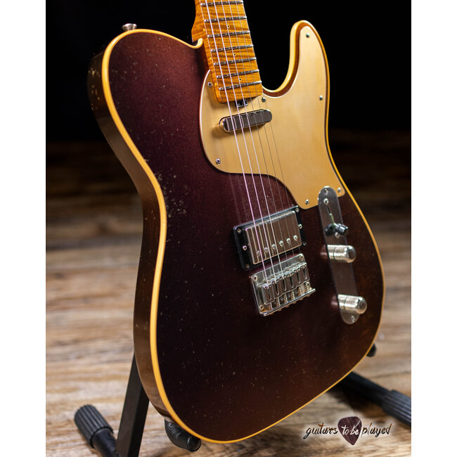 Shabat Lion Special Flame Maple Neck w/ Lollar Special & HB – Cosmic Amethyst