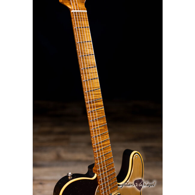 Shabat Lion Special Flame Maple Neck w/ Lollar Special & HB – Cosmic Amethyst