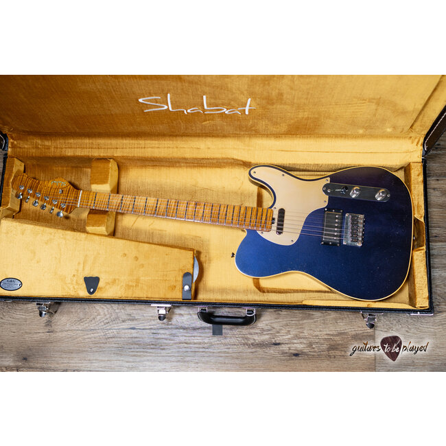 Shabat Lion Special Flame Maple Neck w/ Lollar Special & HB – Cosmic Amethyst