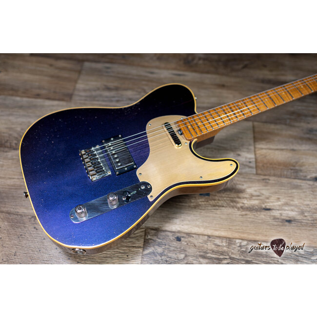 Shabat Lion Special Flame Maple Neck w/ Lollar Special & HB – Cosmic Amethyst