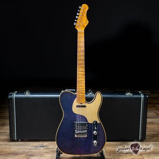 Shabat Guitars Shabat Lion Special Flame Maple Neck w/ Lollar Special & HB – Cosmic Amethyst