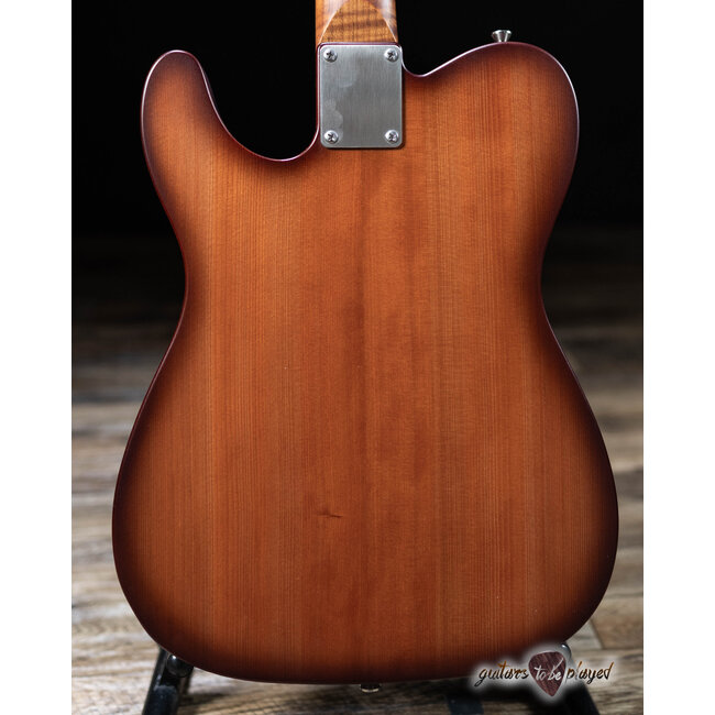 Shelton Timeflite GTX Redwood w/ Mastery & Flame Maple – Violin Burst Satin