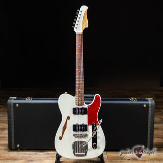 Shelton Electric Instruments Shelton Timeflite GTX Pine w/ Mastery & Lambertones Ristrettos – Olympic White