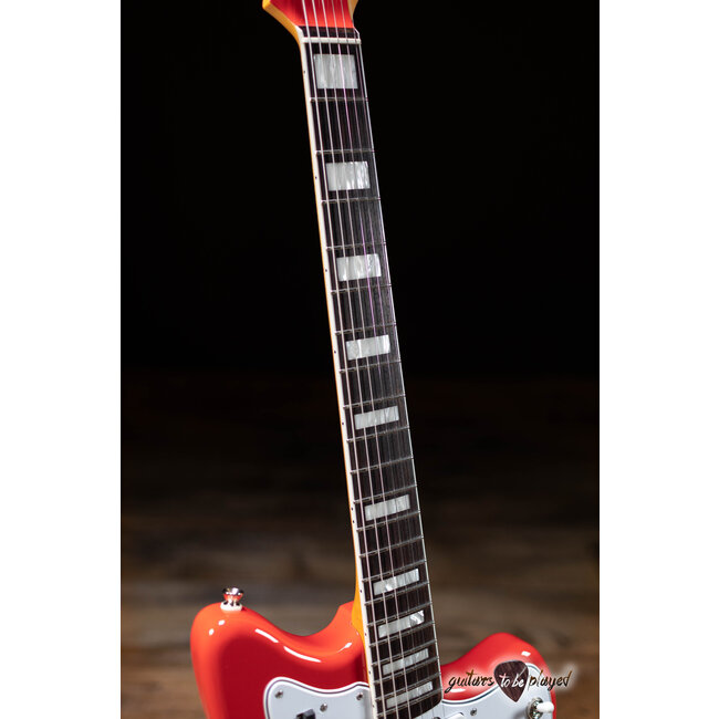 Shelton GalaxyFlite Vintage Pine Body w/ Lambertones Ristrettos – Fiesta Red