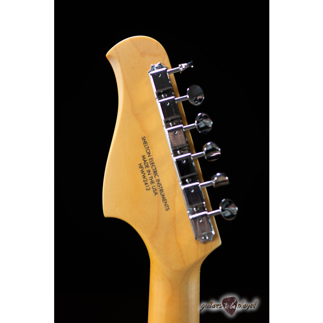 Shelton GalaxyFlite Vintage Pine Body w/ Lambertones Ristrettos – Fiesta Red