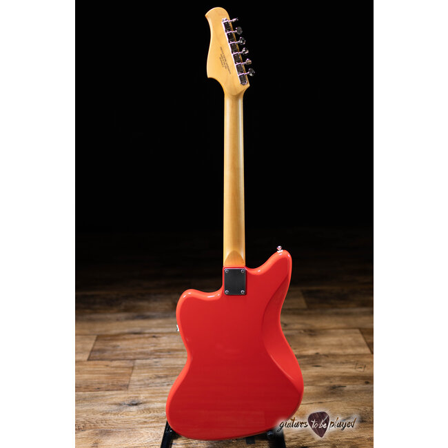 Shelton GalaxyFlite Vintage Pine Body w/ Lambertones Ristrettos – Fiesta Red