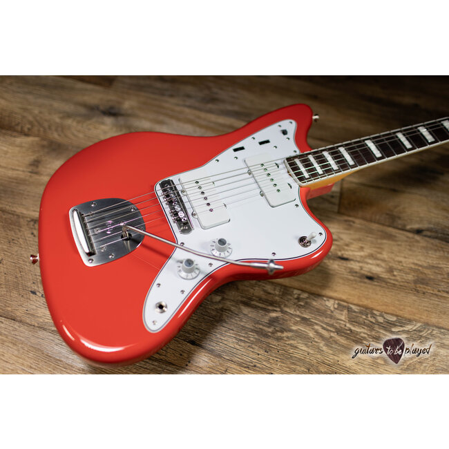 Shelton GalaxyFlite Vintage Pine Body w/ Lambertones Ristrettos – Fiesta Red