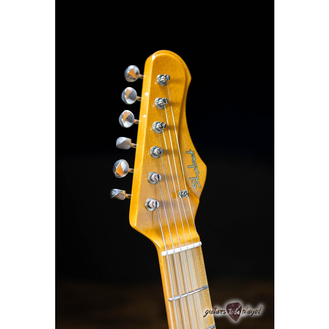 Shabat Lion Maple Neck T-Style w/ Lollar Vintage T's – Pink Paisley/Gold Burst