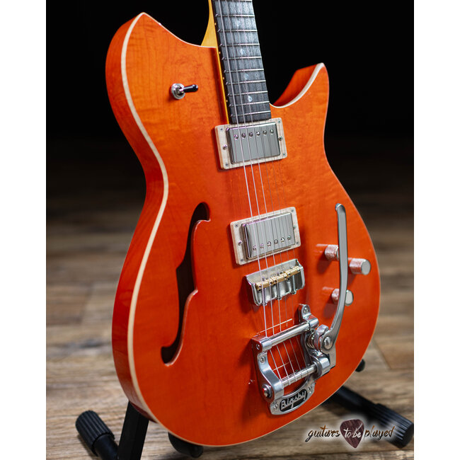 Fano RB6T Alt de Facto Thinline Maple Top w/ HB’s & Bigsby – Faded Cherry