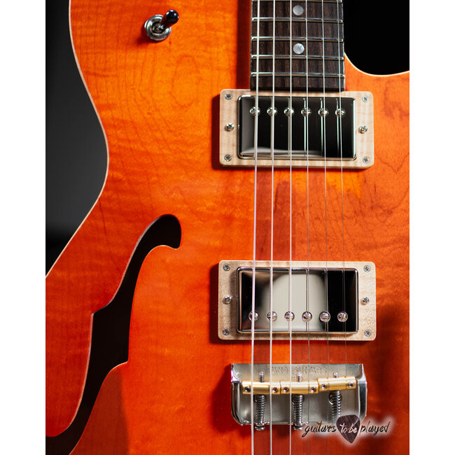 Fano RB6T Alt de Facto Thinline Maple Top w/ HB’s & Bigsby – Faded Cherry