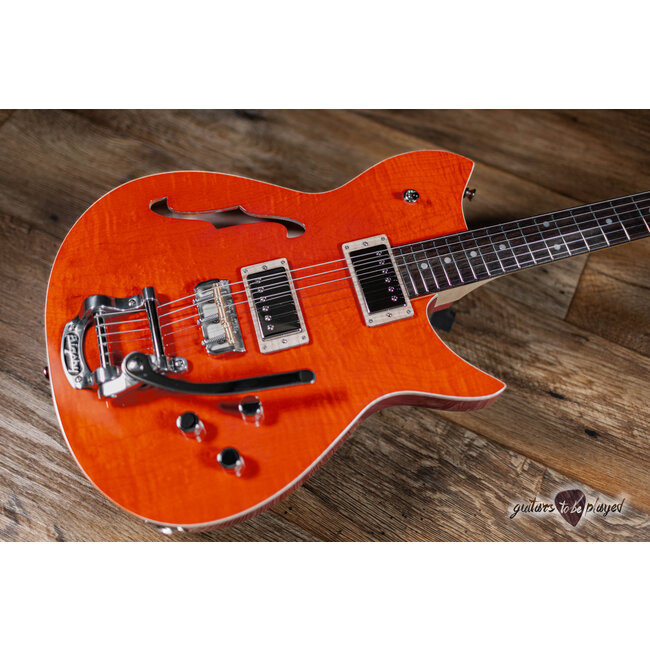 Fano RB6T Alt de Facto Thinline Maple Top w/ HB’s & Bigsby – Faded Cherry