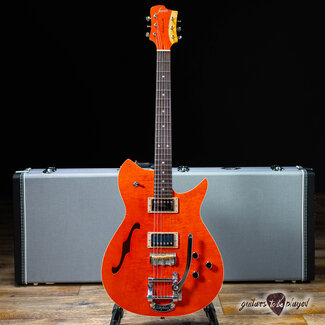 Fano Guitars Fano RB6T Alt de Facto Thinline Maple Top w/ HB’s & Bigsby – Faded Cherry