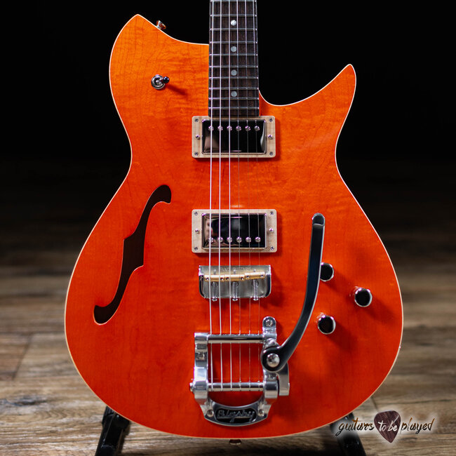 Fano RB6T Alt de Facto Thinline Maple Top w/ HB’s & Bigsby – Faded Cherry