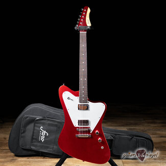 Fano Guitars Fano PX6 Oltre Lambertones Crema Guitar w/ Gigbag – Candy Apple Red