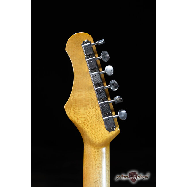 Shabat Lynx “Brownie” 1pc Alder S-Style w/ Lollar Sixty-Fours – 2-Tone Sunburst