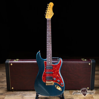 Shabat Guitars Shabat Lynx HSH Alder S-Style w/ Rosewood & Gold Hardware – Cosmic Sapphire