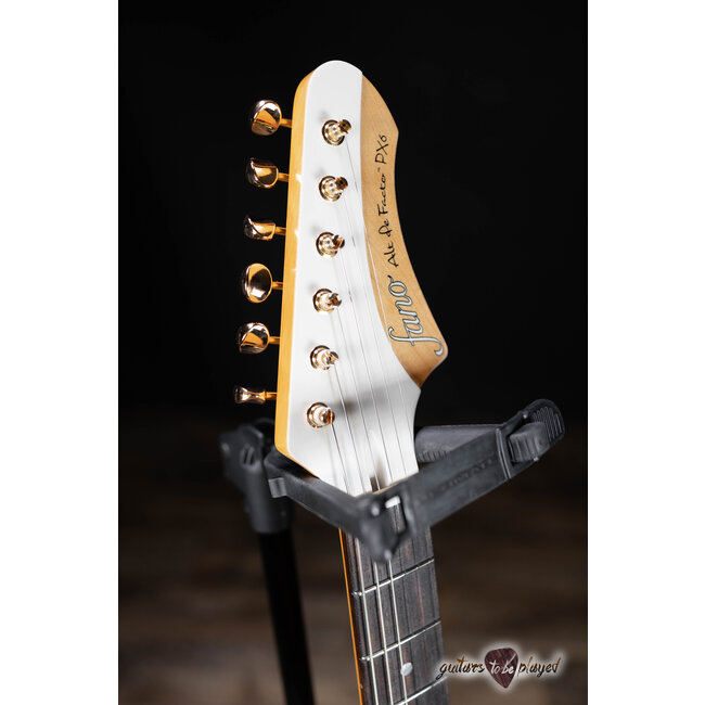 Fano PX6 Alt de Facto 3x TV Jones Guitar w/ Bigsby & Case – Olympic White