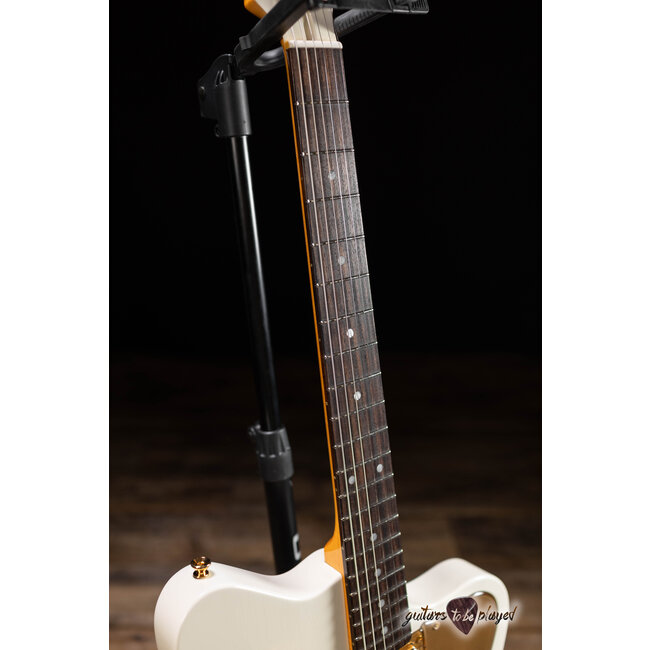 Fano PX6 Alt de Facto 3x TV Jones Guitar w/ Bigsby & Case – Olympic White