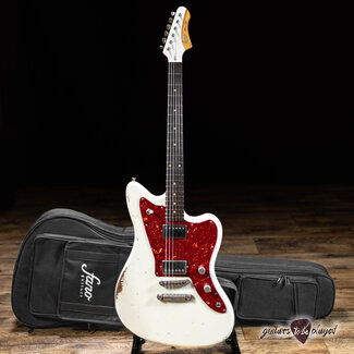 Fano Guitars Fano JM6 Oltre Lollar Imperial Guitar w/ Gigbag – Olympic White