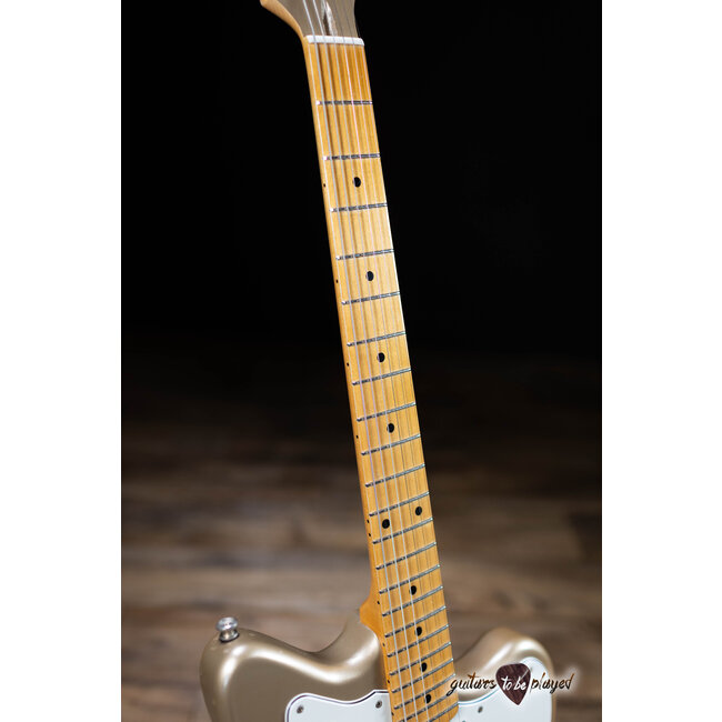 Fano JM6 Oltre Maple Neck Humbucker Guitar w/ Gigbag – Shoreline Gold