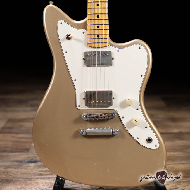 Fano JM6 Oltre Maple Neck Humbucker Guitar w/ Gigbag – Shoreline Gold