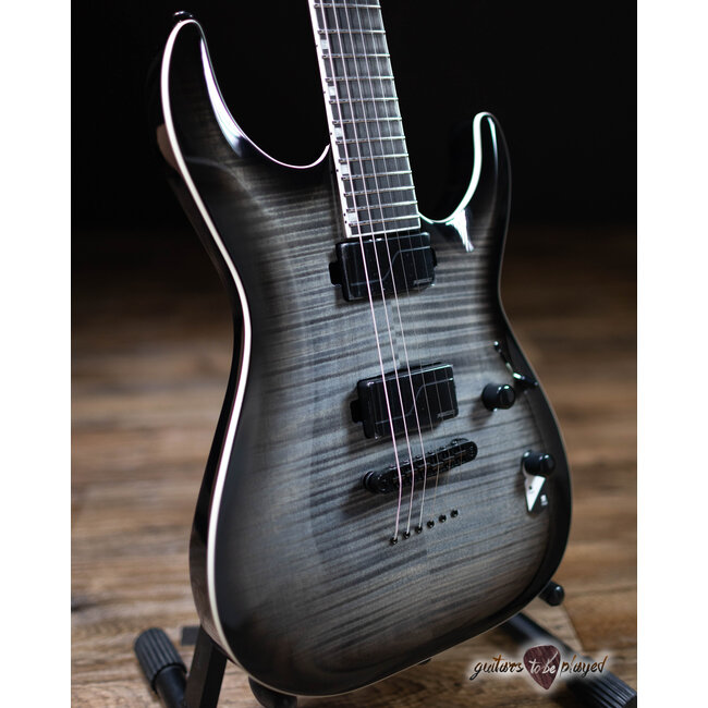 ESP LTD MH-1000NT FM Fishman Fluence Guitar – Charcoal Burst