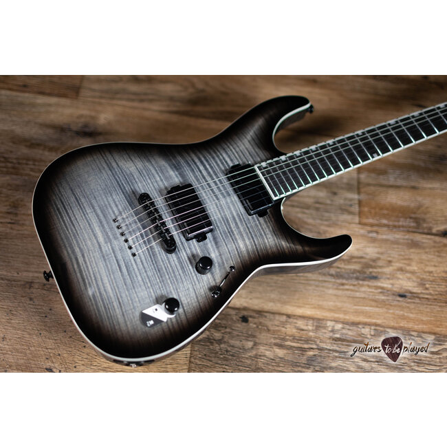 ESP LTD MH-1000NT FM Fishman Fluence Guitar – Charcoal Burst
