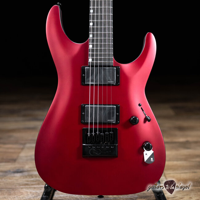 ESP LTD MH-1000 Evertune Fishman Fluence Guitar – Candy Apple Red Satin