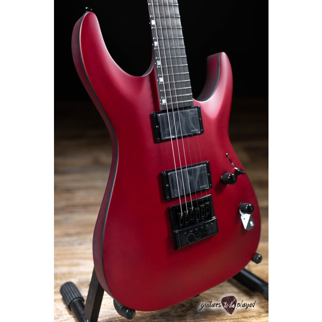 ESP LTD MH-1000 Evertune Fishman Fluence Guitar – Candy Apple Red Satin