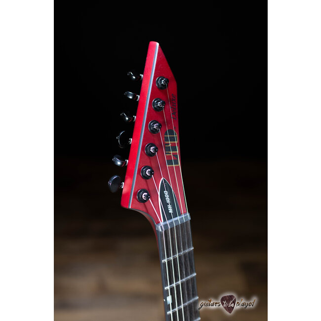 ESP LTD MH-1000 Evertune Fishman Fluence Guitar – Candy Apple Red Satin