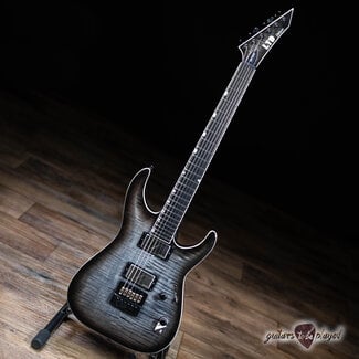 ESP LTD ESP LTD MH-1000FM Evertune Fishman Fluence Guitar – Charcoal Burst