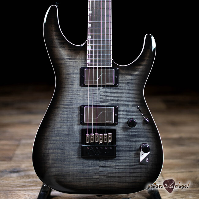 ESP LTD MH-1000FM Evertune Fishman Fluence Guitar – Charcoal Burst
