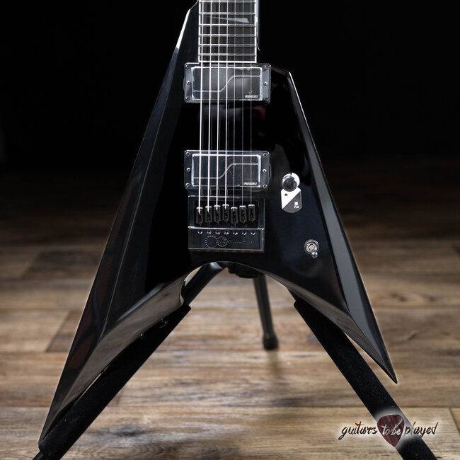 ESP LTD Arrow-1007B Evertune Baritone 7-String Fishman Fluence Guitar – Black