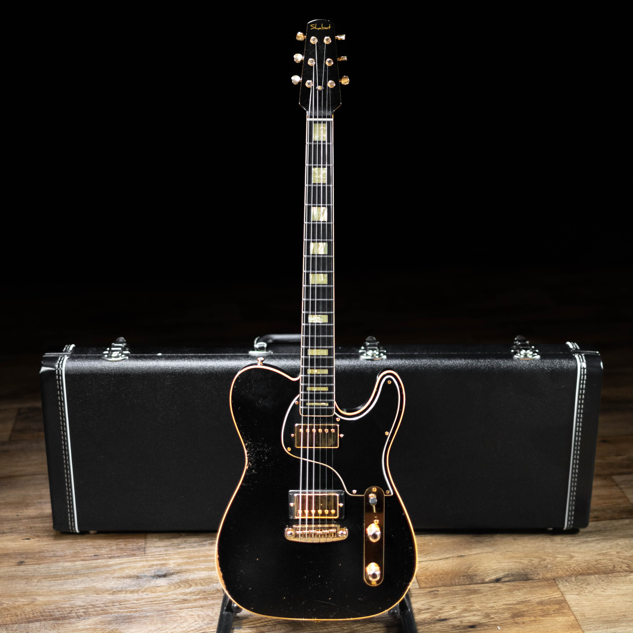 Shabat Lion Special Mahogany T-Style Guitar w/ Lollar Imperials 