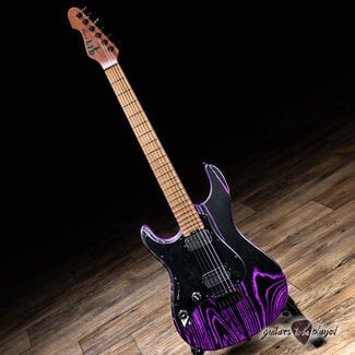 ESP LTD ESP LTD SN-1000HT LH Swamp Ash Left-Handed Guitar – Purple Blast (Demo)