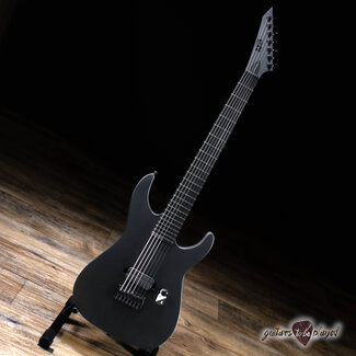 ESP LTD ESP LTD M-7HT Baritone Black Metal 7-String Guitar – Black Satin (B-Stock)