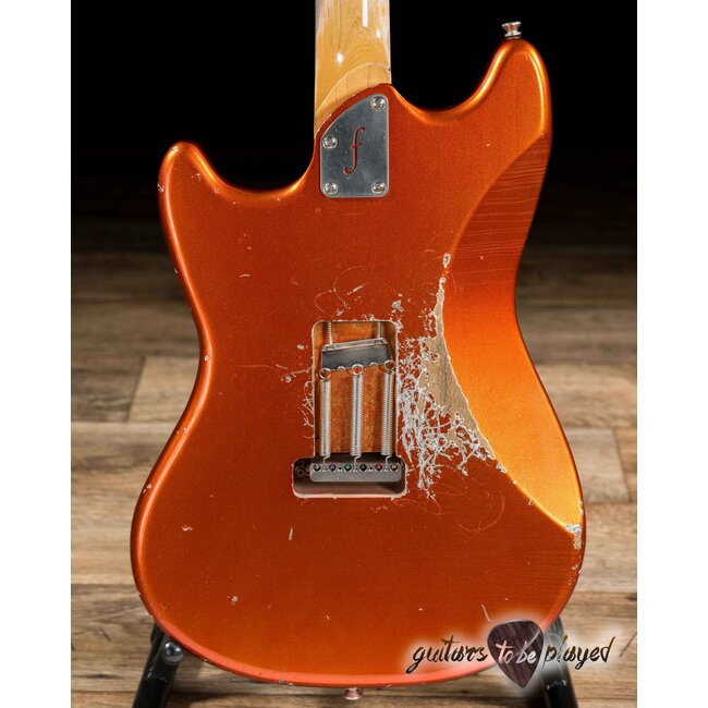 Fano MG6 Oltre Single PU Lollar Imperial Guitar w/ Gigbag – Candy Apple Orange